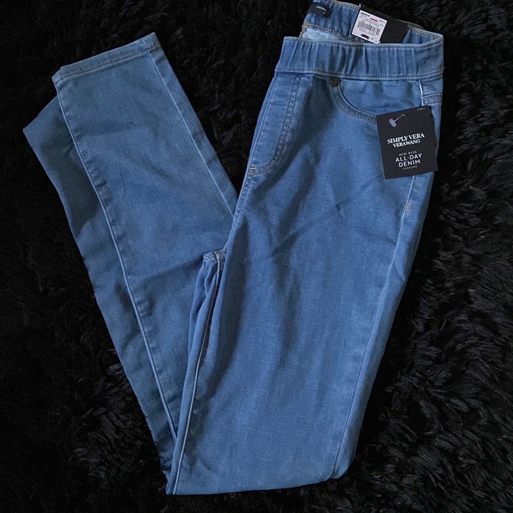 Womens Vera Wang denim leggings jeans